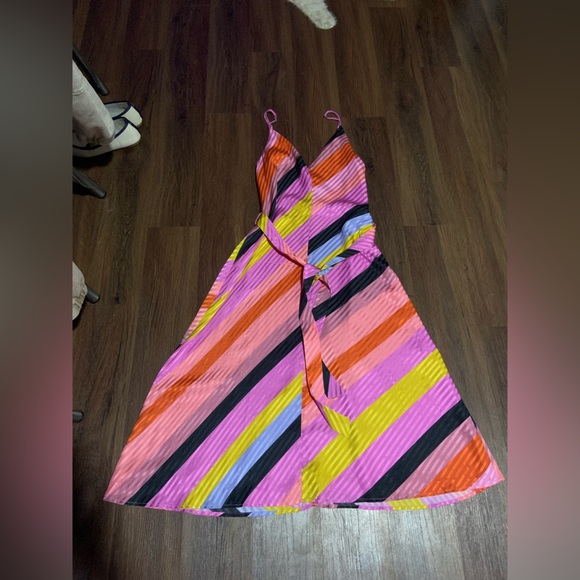 STINE GOYA
GIANNA DRESS - PARALLELS revolve multi color $288 S silk party winter - Picture 13 of 13